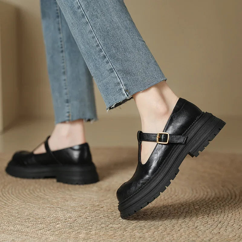 Mary Janes - Elegante Leren Schoen