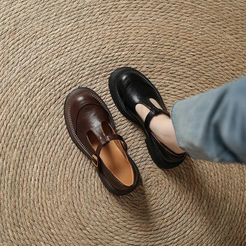 Mary Janes - Elegante Leren Schoen