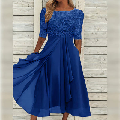 Taryn® | Elegante midi-jurk van kant