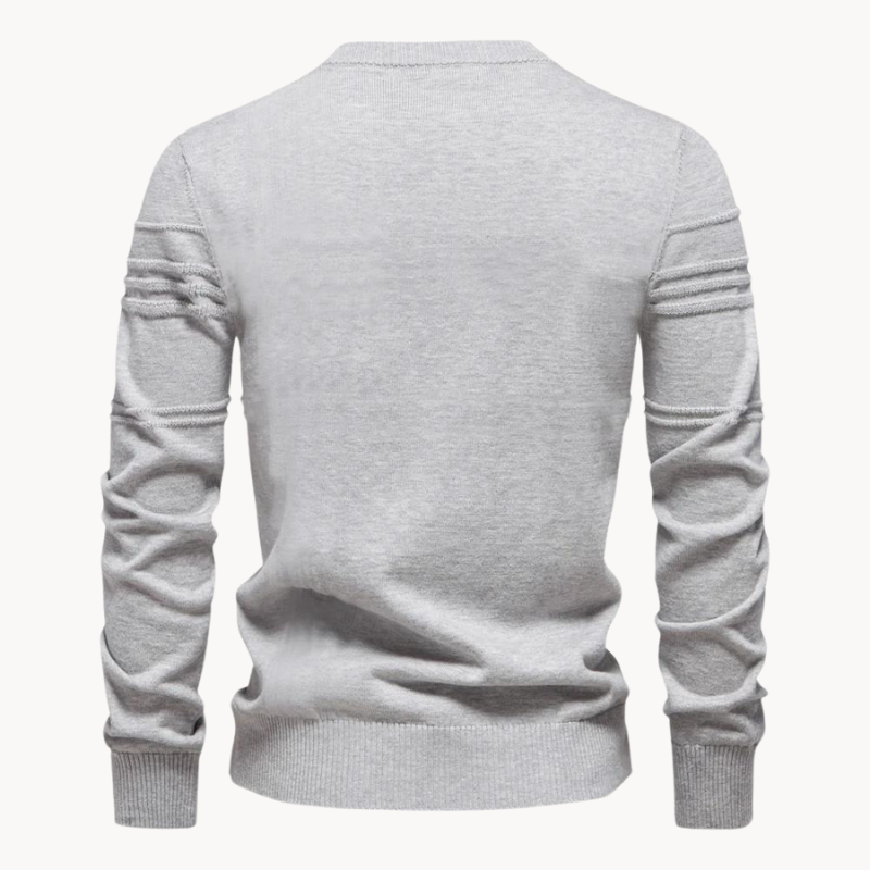 Lars | Stijlvolle herenpullover met ruitdesign