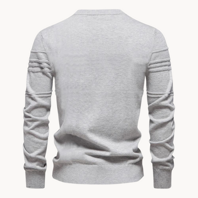 Lars | Stijlvolle herenpullover met ruitdesign