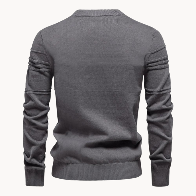 Lars | Stijlvolle herenpullover met ruitdesign