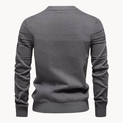 Lars | Stijlvolle herenpullover met ruitdesign