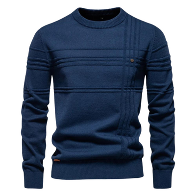 Lars | Stijlvolle herenpullover met ruitdesign