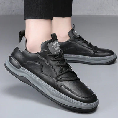 Tony™ | Leren schoenen met dikke zool