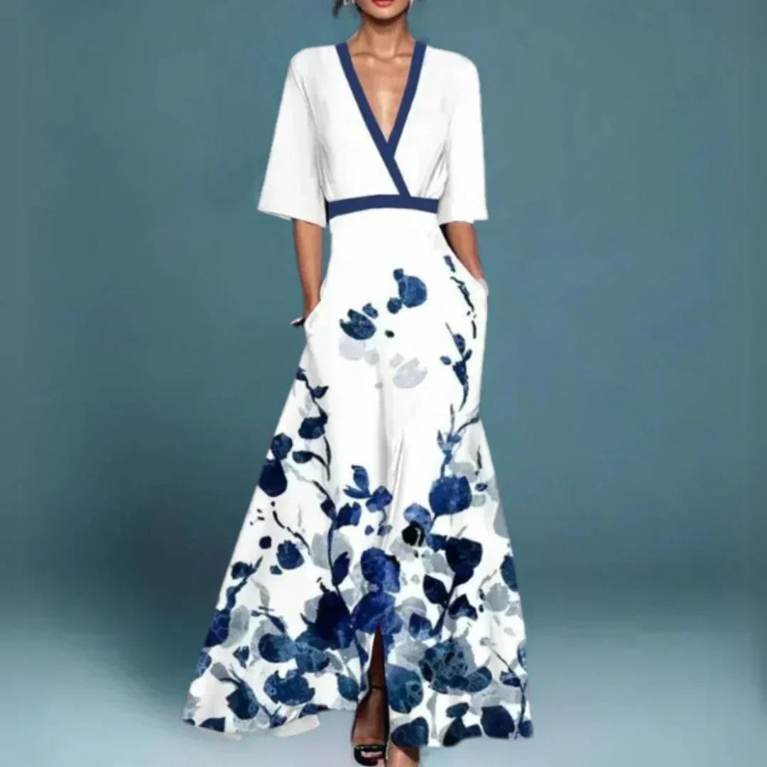 Jamie - Elegante jurk met bloemenmotief