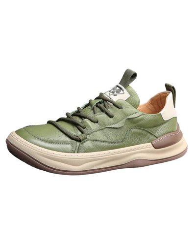 Tony™ | Leren schoenen met dikke zool