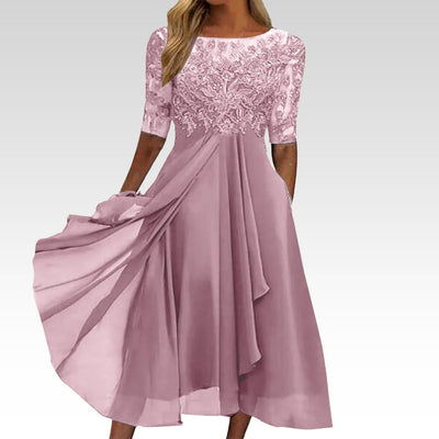 Taryn® | Elegante midi-jurk van kant