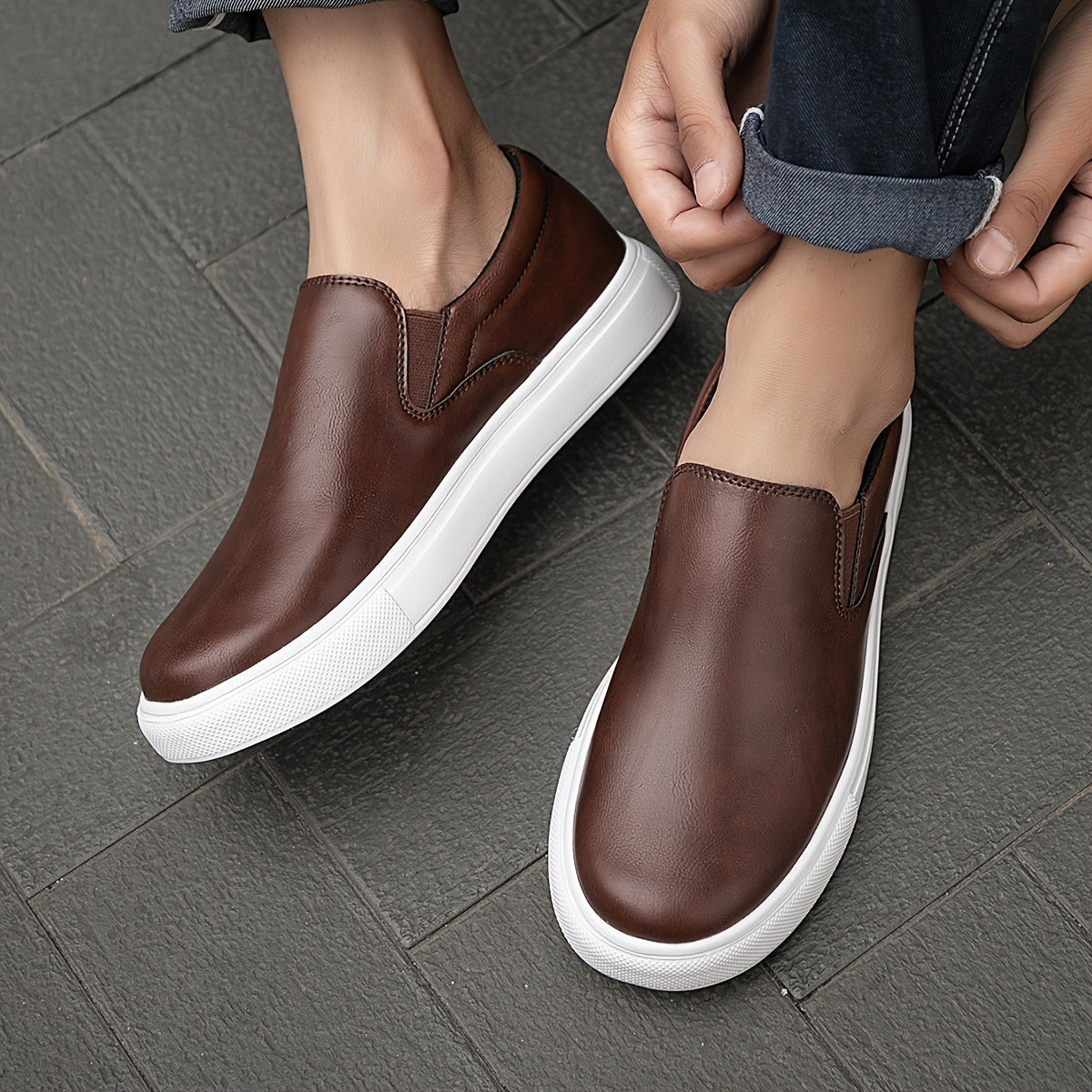 Gabriel™ | Casual Leren Instapschoenen