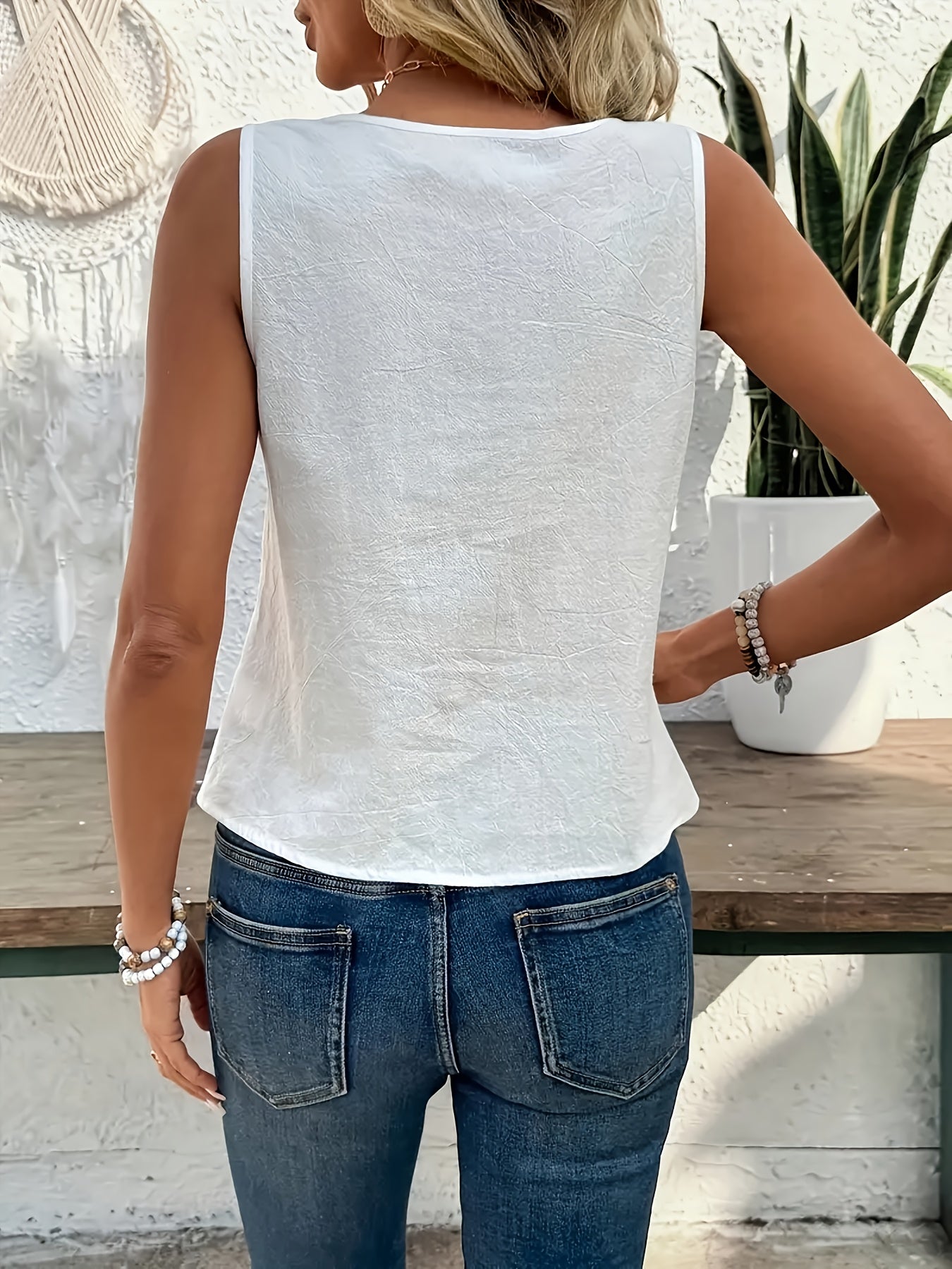 Céleste™ | Casual Zomertop met Ronde Halslijn