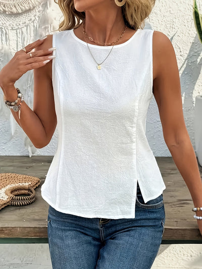 Céleste™ | Casual Zomertop met Ronde Halslijn