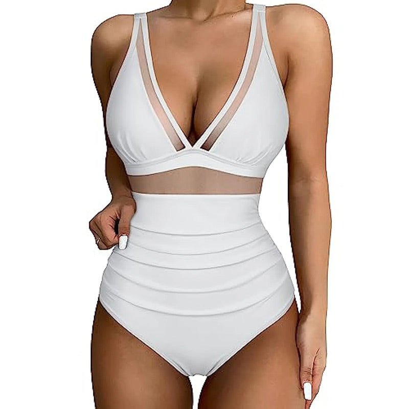 Corrigerend Badpak met Luxe Mesh Accenten