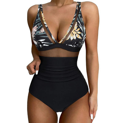 Corrigerend Badpak met Luxe Mesh Accenten