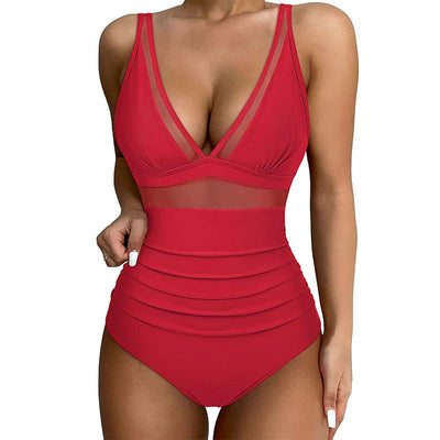 Corrigerend Badpak met Luxe Mesh Accenten