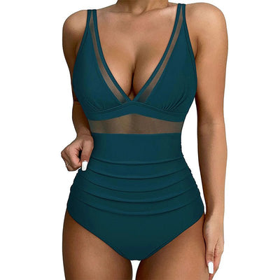 Corrigerend Badpak met Luxe Mesh Accenten