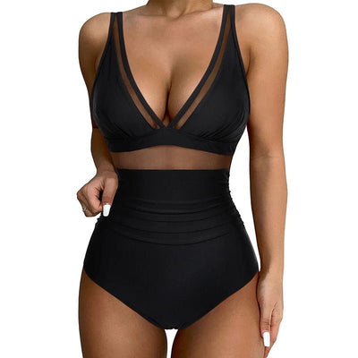 Corrigerend Badpak met Luxe Mesh Accenten