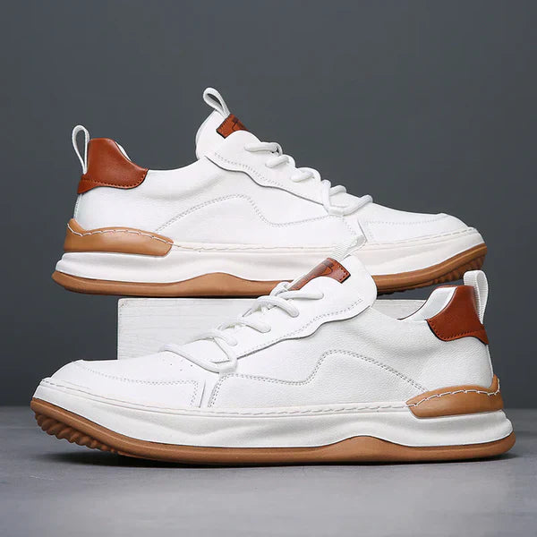 Tony™ | Leren schoenen met dikke zool