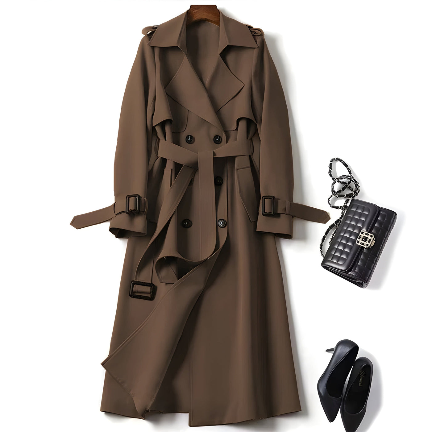 Vespera™ | Stijlvolle elegante Trenchcoat