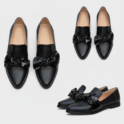 Claudia - Loafer met Strikdetail