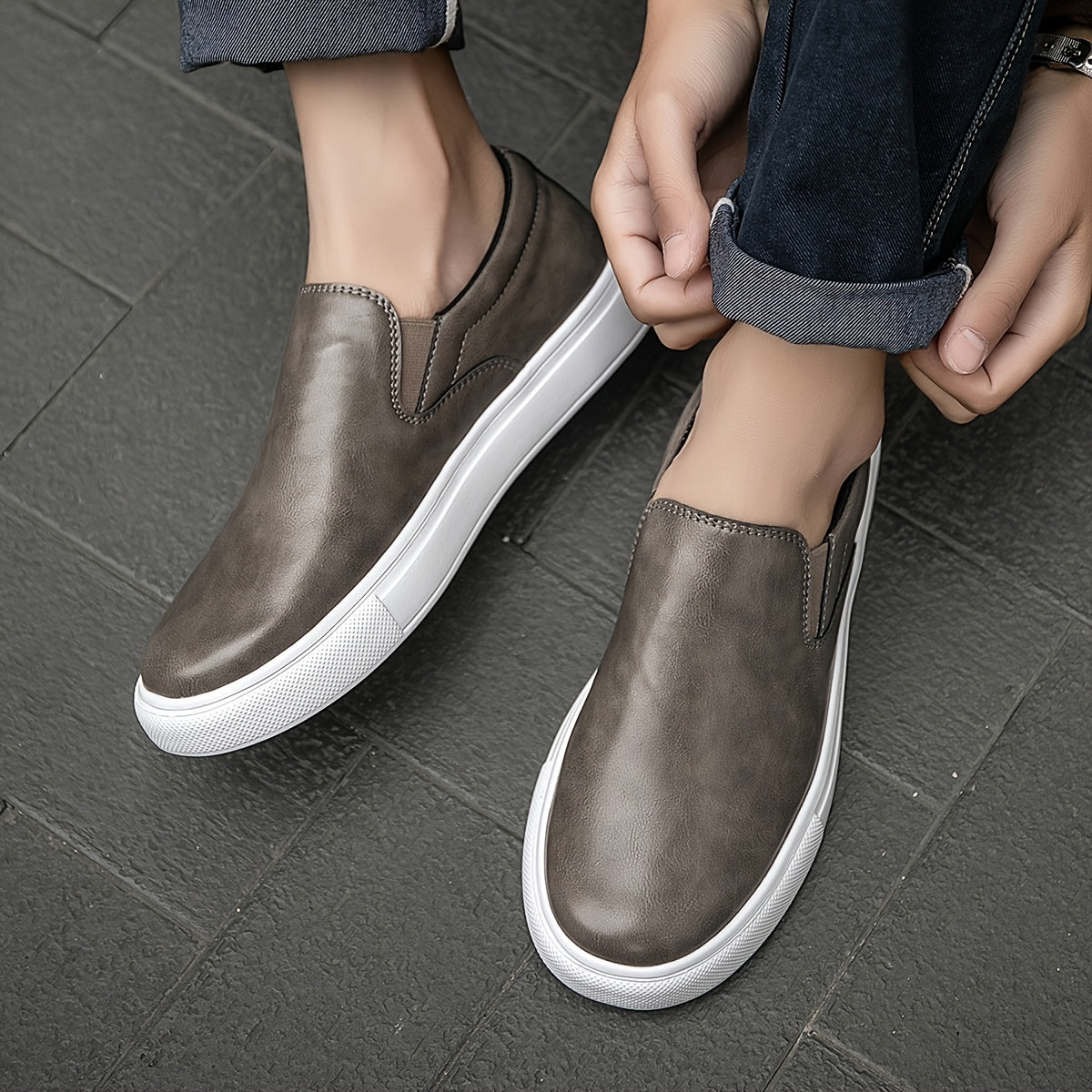 Gabriel™ | Casual Leren Instapschoenen