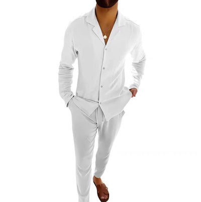 Zeus™ | Compleet Zomeroutfit voor Mannen in Linnen