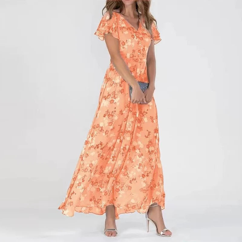 Aurelia | Glamour jurk die de buik bedekt