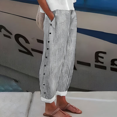 Sandrine | Luchtige Linnen Loungebroek