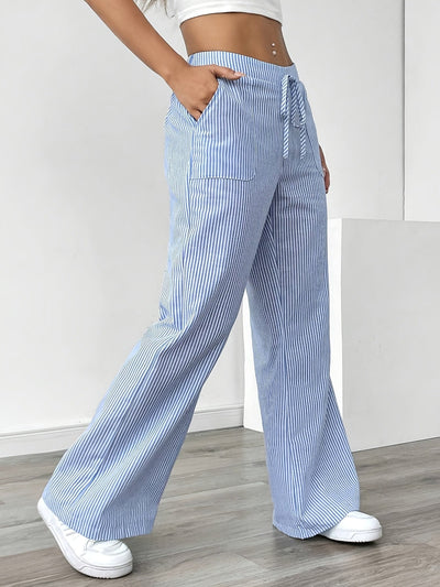 Gulia™ | Casual Dames Zomerbroek met Wijde Pijpen