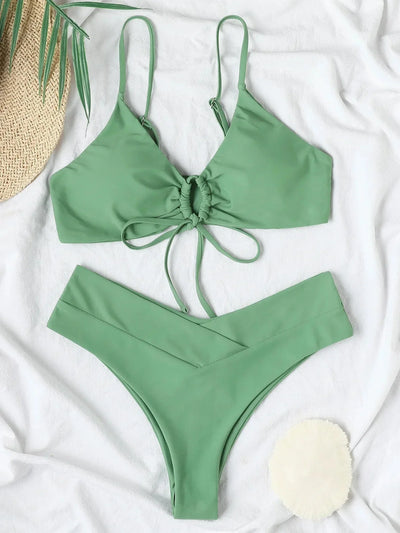 High Waisted Bikini Set