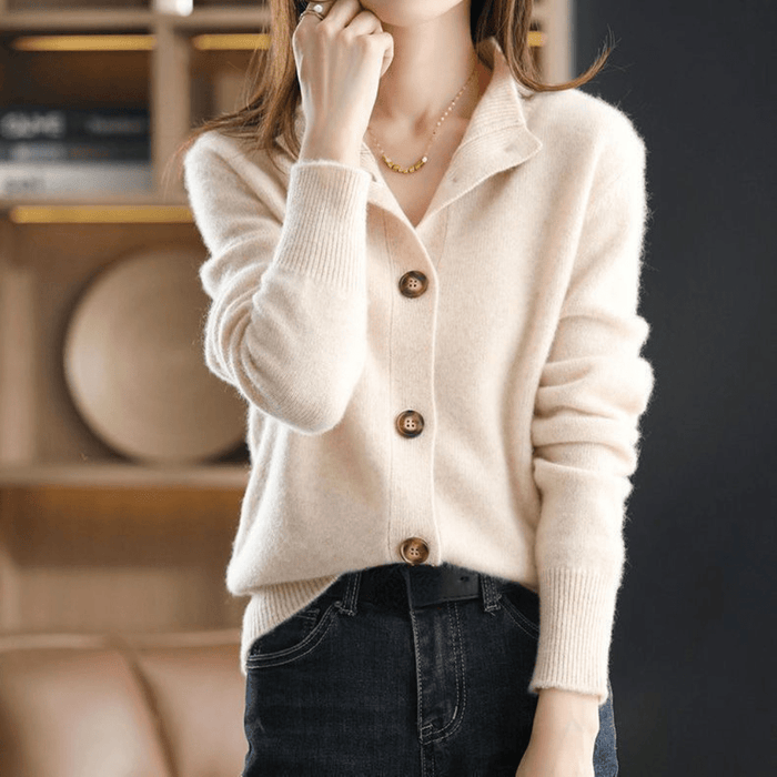 Annie™ | Gebreid Kasjmier Vest