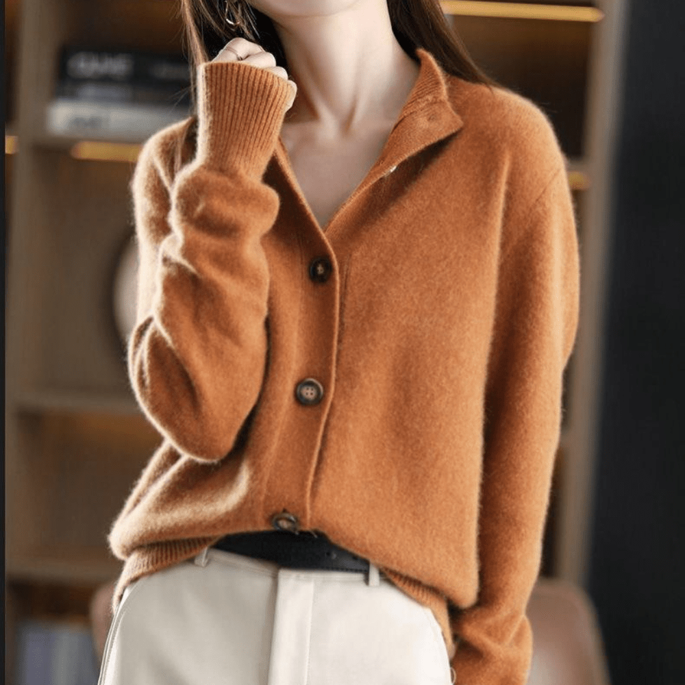 Annie™ | Gebreid Kasjmier Vest