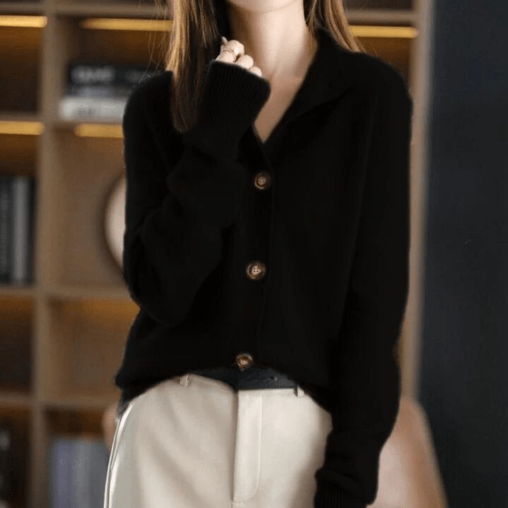 Annie™ | Gebreid Kasjmier Vest