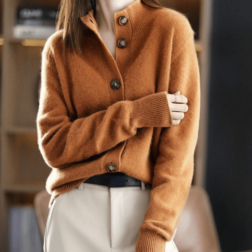 Annie™ | Gebreid Kasjmier Vest