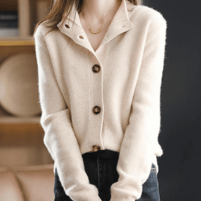 Annie™ | Gebreid Kasjmier Vest