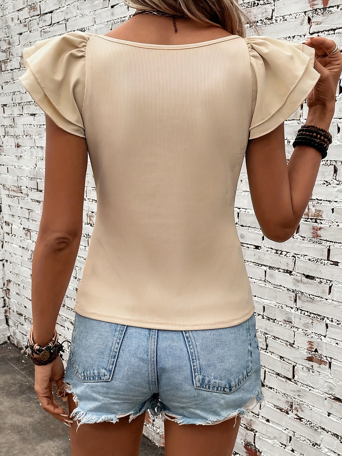 Juliette™ | Klassieke Zomertop met Uniek Mouwdesign