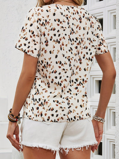 Léa™ | Klassieke Zomerblouse met Unieke Print