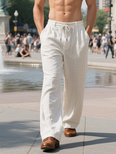 Trevino Casual Linnen Zomerbroek